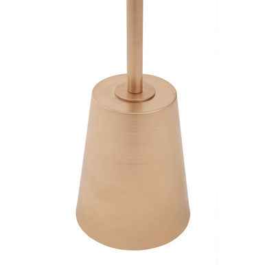 Avola White Marble Effect Top Gold Base Side Table