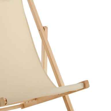 Beauport Cream Deck Chair