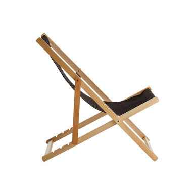 Beauport Black Deck Chair