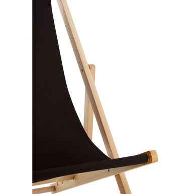 Beauport Black Deck Chair