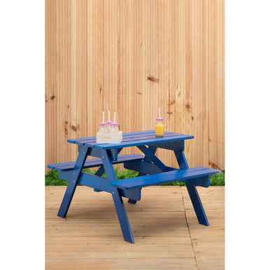 Brighton Blue Kids Picnic Bench
