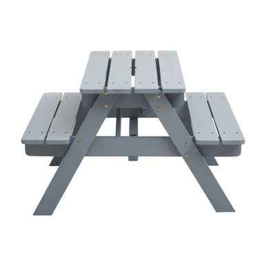 Brighton Grey Finish Wood Kids Picnic Bench