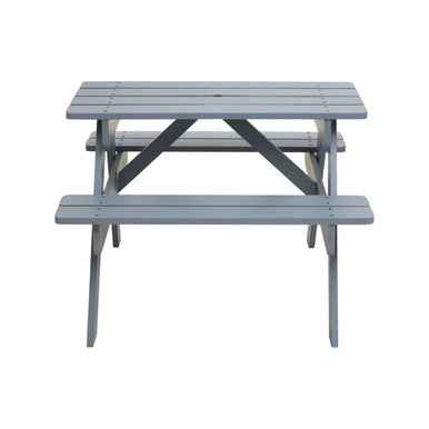 Brighton Grey Finish Wood Kids Picnic Bench
