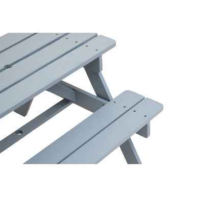 Brighton Grey Finish Wood Kids Picnic Bench