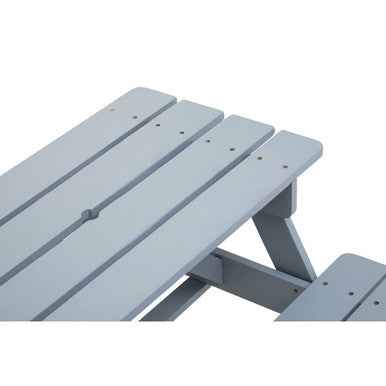 Brighton Grey Finish Wood Kids Picnic Bench