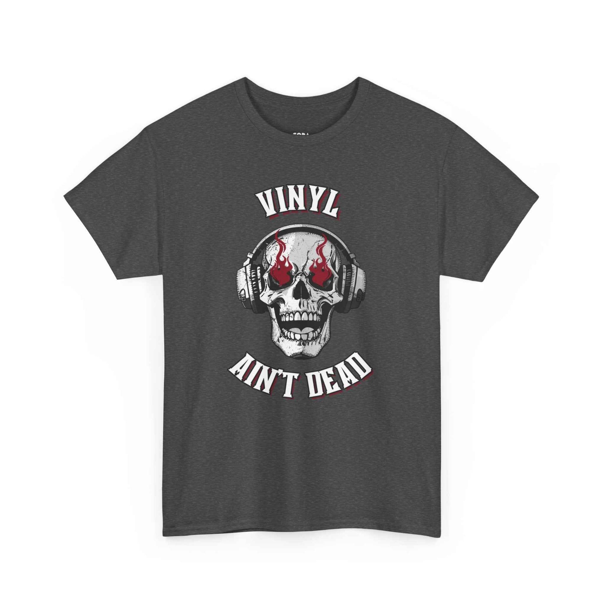 'Vinyl Ain't Dead' Skull Men's T-Shirt