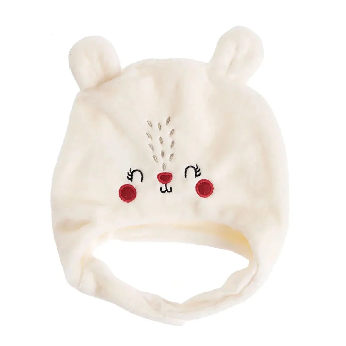 Luess Wellsoft Fleece Baby Beanie with Ear Flaps (One Size)