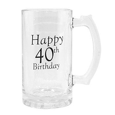 40th Birthday Celebrate In Style Beer Tankard