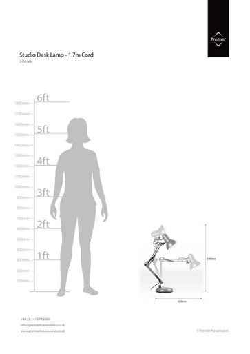 Payton Studio Silver Grey Desk Lamp