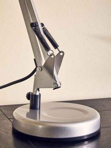 Payton Studio Silver Grey Desk Lamp