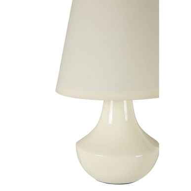 Globo Set Of Two Cream Ceramic Table Lamps