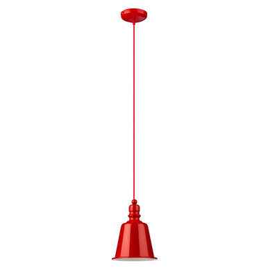 Red Pagoda Pendant Light