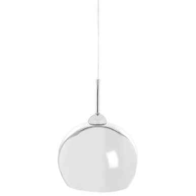 Osborn Chrome And White Inside Pendant Light