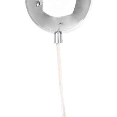 Osborn Chrome And White Inside Pendant Light