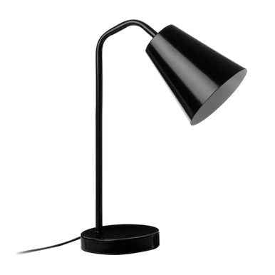 Shaina Black Metal Modern Desk Lamp
