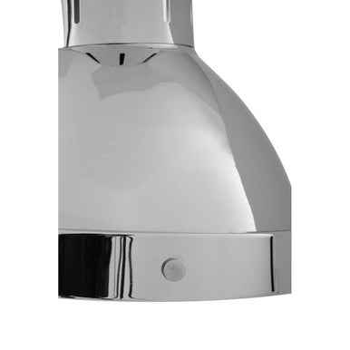 Jasper Bowl Shaped Pendant Light with Chrome Finish