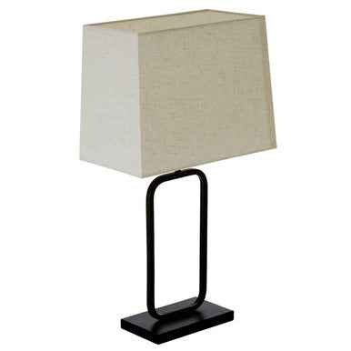 Lucas Natural and Black Table Lamp