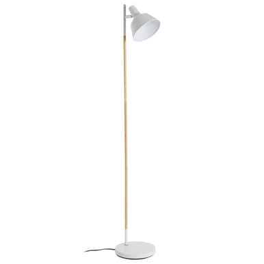Bryant White Wood And Metal Floor Lamp