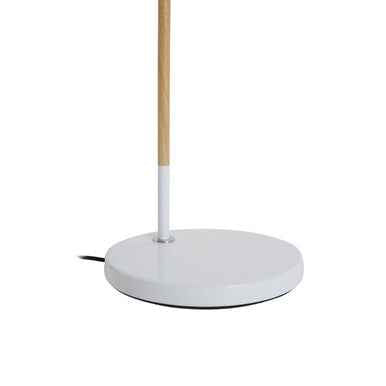 Bryant White Wood And Metal Floor Lamp