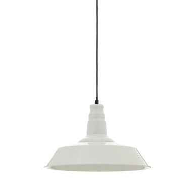 Brant White Metal Pendant Light