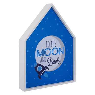 To The Moon & Back LED Light Box