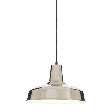 New Foundry Deep Plate Iron Pendant Light