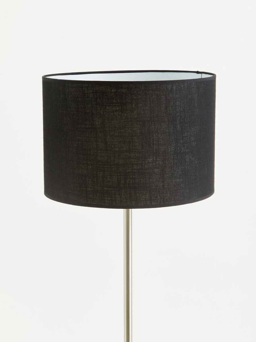 Forma Black Waffle Effect Shade Floor Lamp