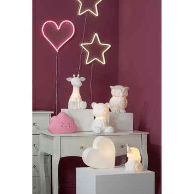 Ola Kids Pink Cloud Ceramic Night Light