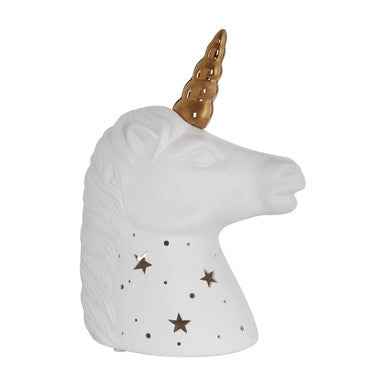 Ola Kids Unicorn with Gold Horn Ceramic Night Light