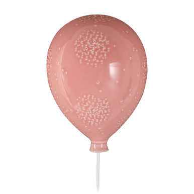 Ola Kids Pink Balloon Ceramic Wall Night Light