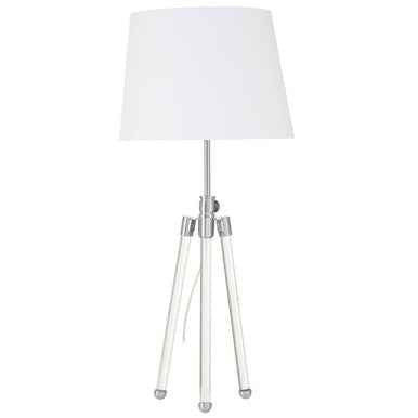 Halia Nickel Finish Table Lamp