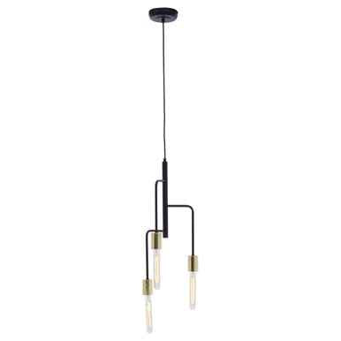 Lagona 3 Bulb Gold And Black Pendant Light