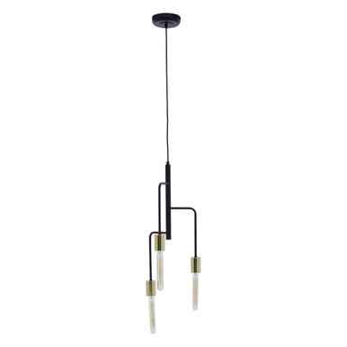 Lagona 3 Bulb Gold And Black Pendant Light