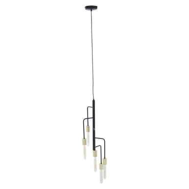 Lagona 5 Bulb Gold And Black Pendant Light