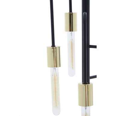 Lagona 5 Bulb Gold And Black Pendant Light