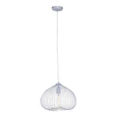 Lavis 1 Bulb Silver Finish Pendant Light