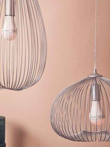 Lavis 1 Bulb Silver Finish Pendant Light