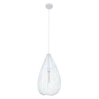Lavis Teardrop White Pendant Light