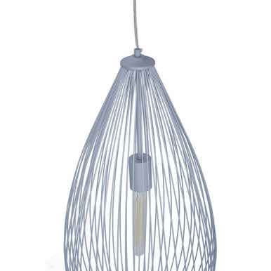 Lavis Teardrop Silver Pendant Light