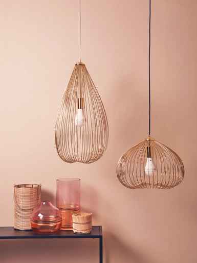 Lavis 1 Bulb Gold Finish Pendant Light
