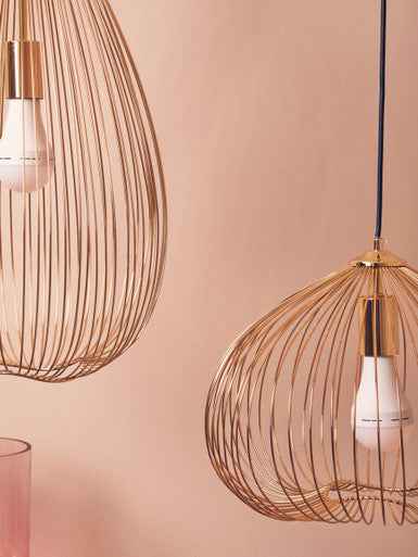 Lavis 1 Bulb Gold Finish Pendant Light