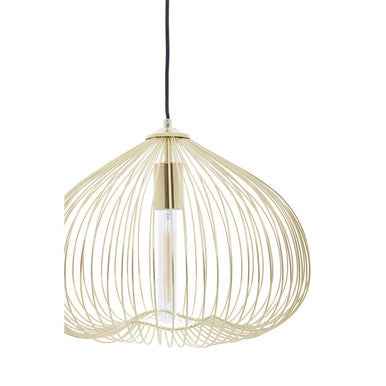 Lavis 1 Bulb Gold Finish Pendant Light