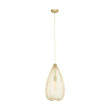 Lavis 1 Bulb Gold Finish Pendant Light