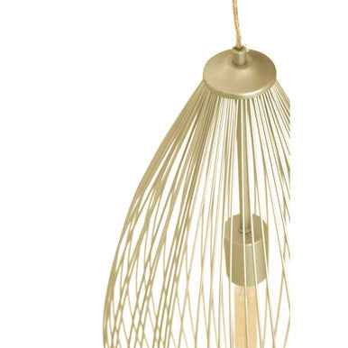 Lavis 1 Bulb Gold Finish Pendant Light