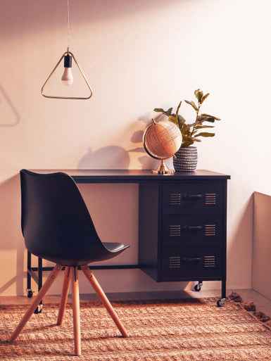 Lavis Gold Triangle Pendant Light