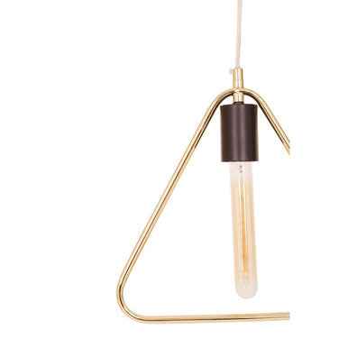 Lavis Gold Triangle Pendant Light
