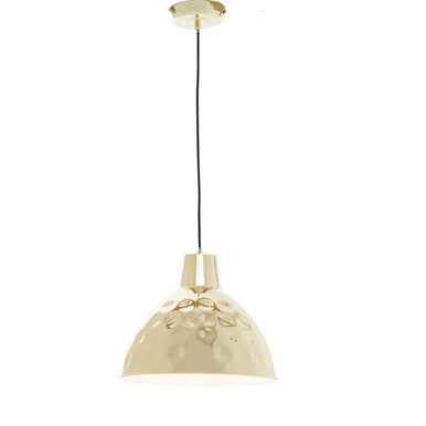 Leni Gold Finish Hammered Pendant Light 35cm