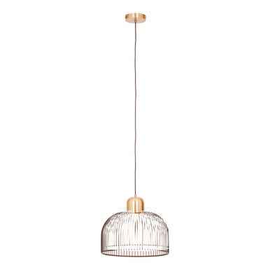 Lenno Black And Antique Brass Pendant Light