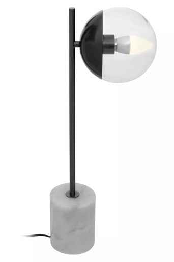 Revive Black Finish Metal Table Lamp