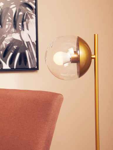 Revive Gold Finish Metal Table Lamp